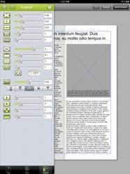 Quark DesignPad indeling pagina