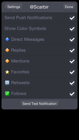 Twitterrific 5 pushmessages