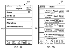 iTunes muziek offline kopen patent