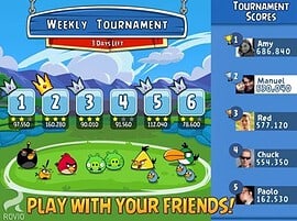 Angry Birds Friends scores