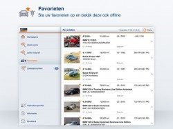 AutoScout24 favorieten sorteren