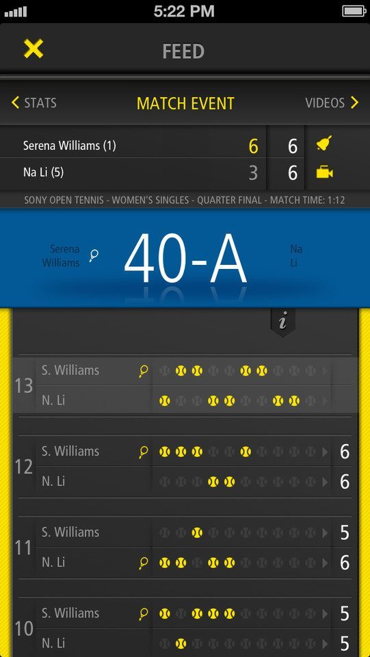 us open live tennis scores