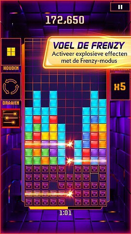 Tetris Blitz frenzy modus iPhone