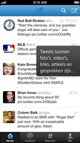 Twitter iPhone timeline