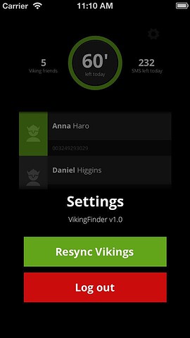 VikingFinder resync contacten