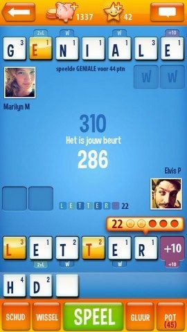 WordOn HD Nederlands woordspel iOS