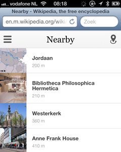 wikipedia-nearby