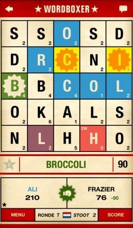 GU MA Wordboxer iPhone broccoli