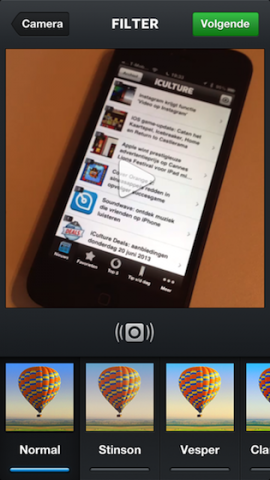 Instagram video filters