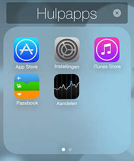 iOS 7 mappen