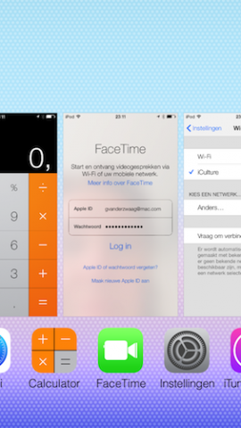 iOS 7 multitasking