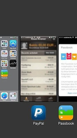iOS 7 multitasking onscherp