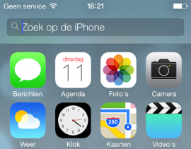 iOS 7 spotlight