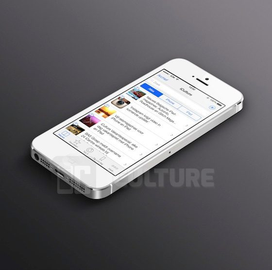 iCulture iOS 7 mockup 3D watermerk 560