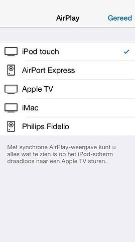 iOS 7 beta 4 AirPlay