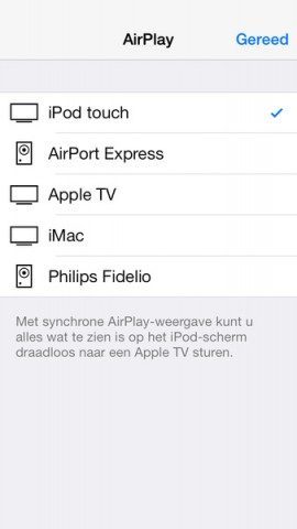 iOS 7 beta 4 AirPlay