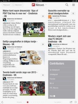 iOS app design invloed Flipboard