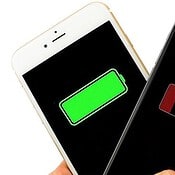 iphone-volle-lege-batterij