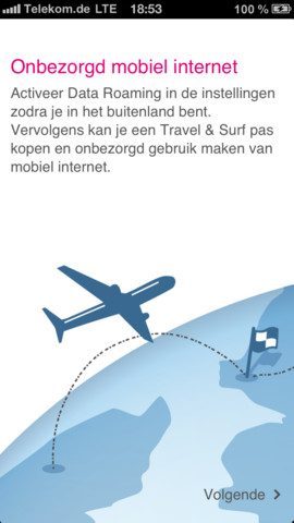 t mobile travel en surf