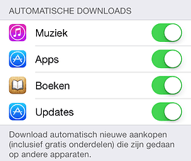 Automatische app-updates