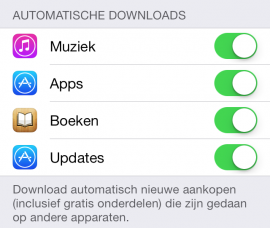 Automatische app-updates