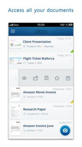 Doo documenten overzicht