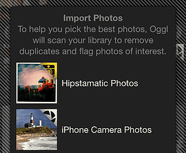 Oggl foto import