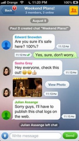 Telegram Messenger chatten