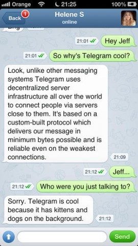 Telegram selling point