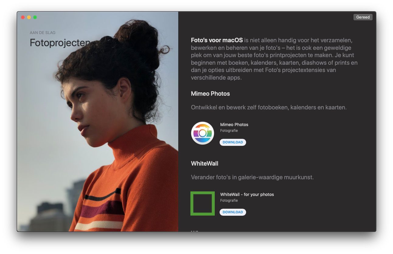 Fotoboeken in Foto's-app van Apple