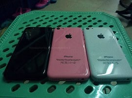 iPhone 5C zwart roze wit