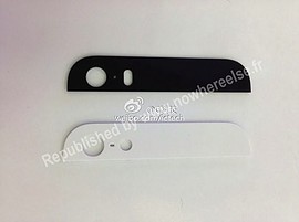 iPhone 5S flitser gat zwart wit