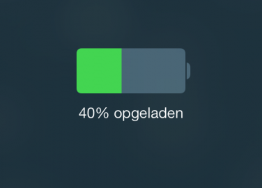 Batterij iOS 7