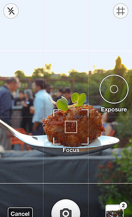 Foodspotting camera