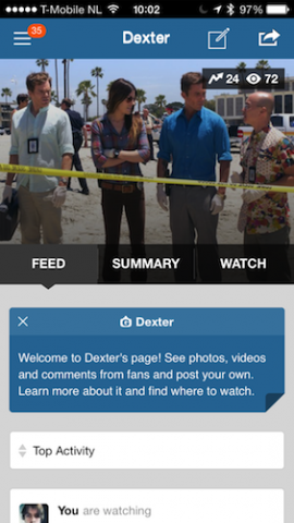 GetGlue Dexter