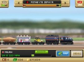 Pocket Trains trein onderweg