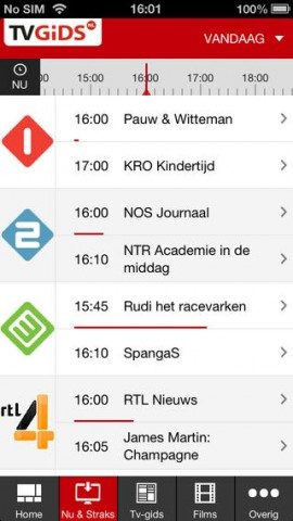 TVGids.nl programmagids iPhone