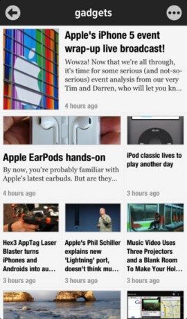 iOS 7 Apps Newsify iPhone