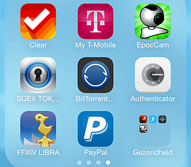iOS 7 folders in folders