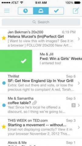 iOS7 Apps Mailbox iPhone