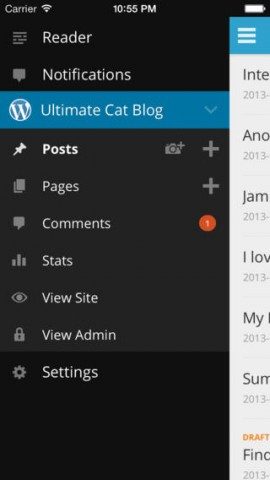 iOS7 Apps WordPress iPhone