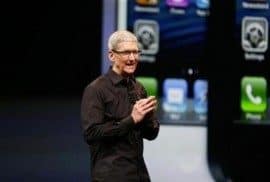 Tim Cook kondigt iPhone 5 aan