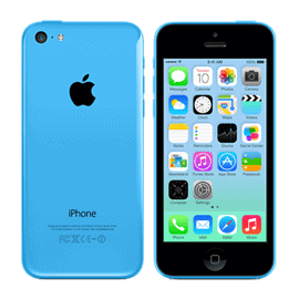 iPhone 5c blauw