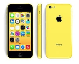 iPhone 5c geel alle kanten