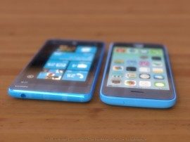 iPhone 5c lumia 1