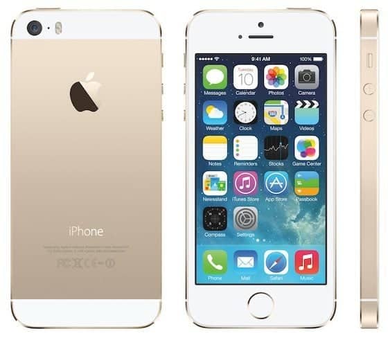 iPhone 5s goud alle kanten