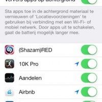 ios 7 apps verversen