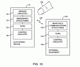 Patent vingerafdruk nfc schema