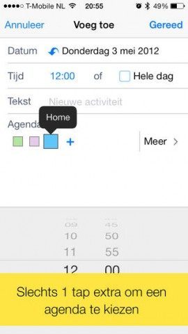 Easy Calendar afspraak toevoegen iOS 7