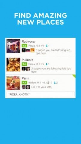 Foursquare plekken ontdekken
